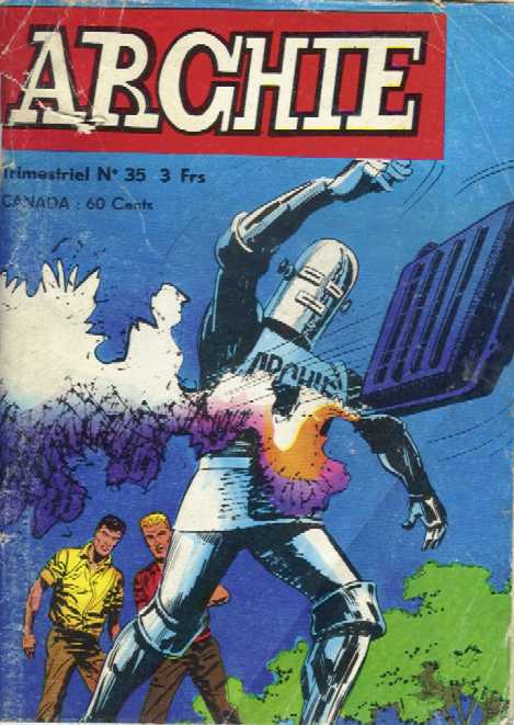 Scan de la Couverture Archie le Robot n 35